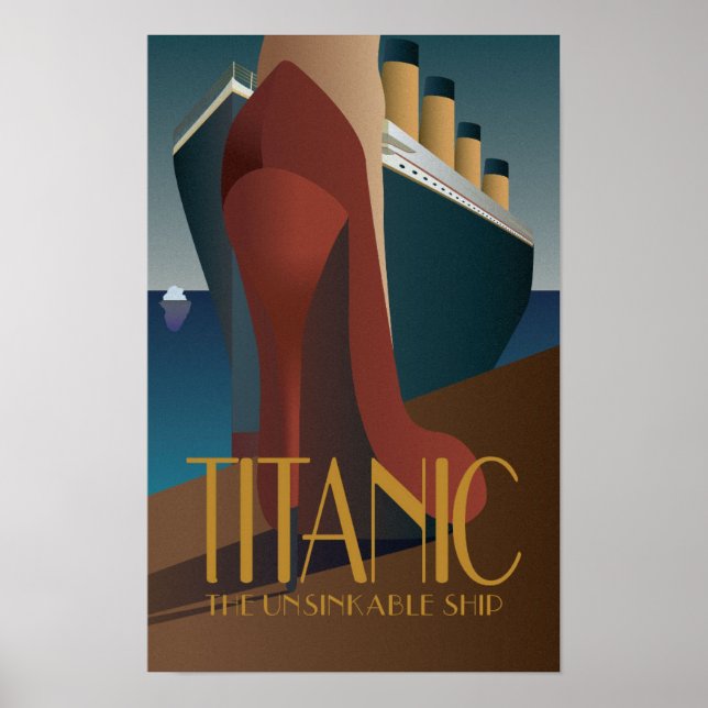 Poster - Titanic O Navio Inafusível (Frente)