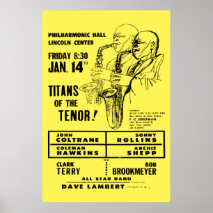 Poster Titãs de Tenor no Lincoln Center