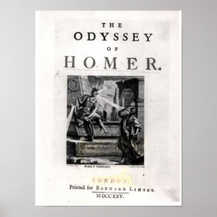 Pôster Title page for 'The Odyssey' by Homer