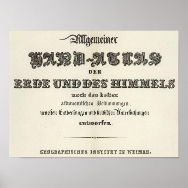 Pôster Title Page of HandAtlas (Frente)