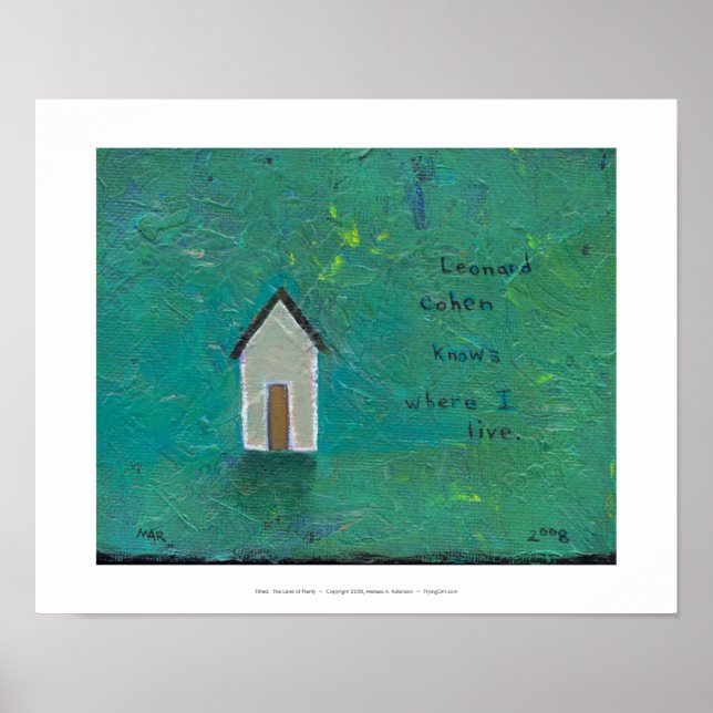 Poster Titled:  The Land of Plenty (Frente)