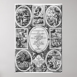 Poster Titlepage 'de Commentaires e de Annotations�