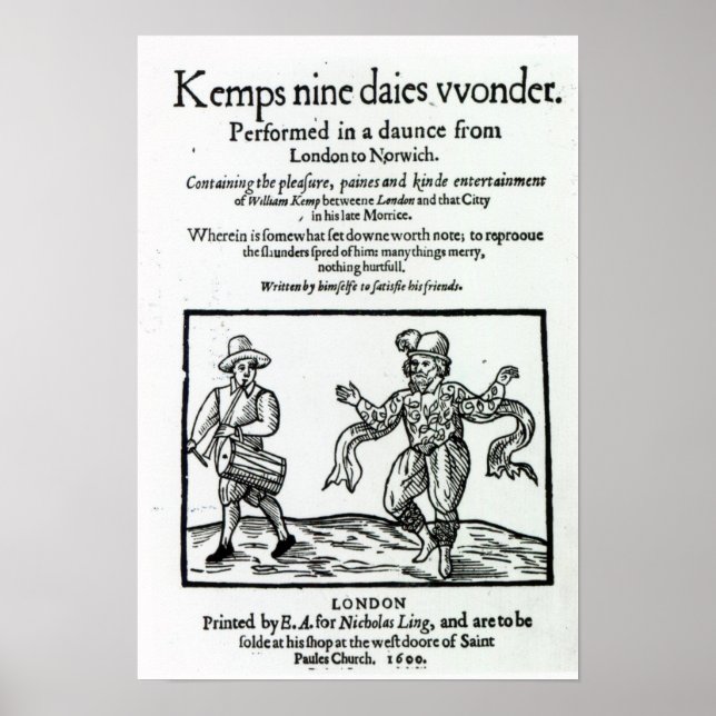 Poster Titlepage para William Kemp (Frente)