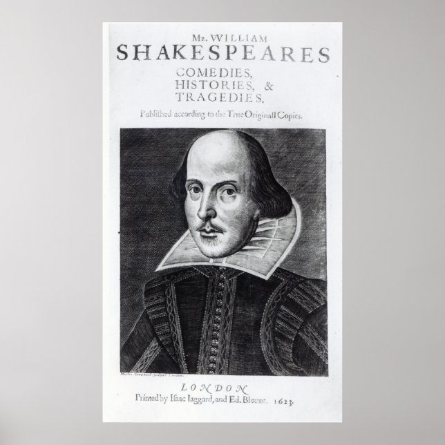Pôster Titlepage, "Sr. William Shakespeares (Frente)