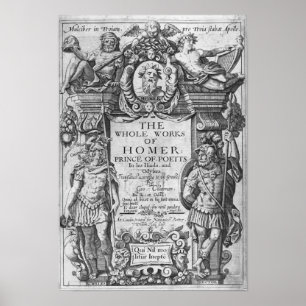 Pôster Titlepage to 'The Whole Works of Homer'