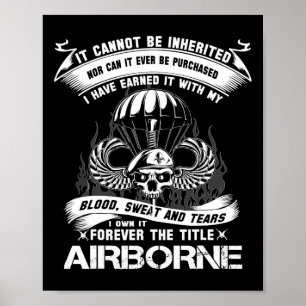 Poster Título "Airborne Army Ranger Vete"