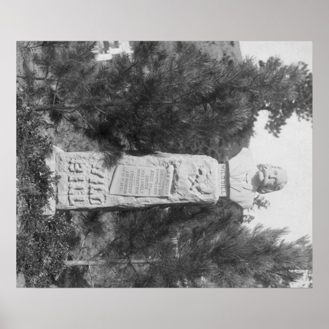 Pôster Título da Fotografia Grave de Bill Hickock (Frente)