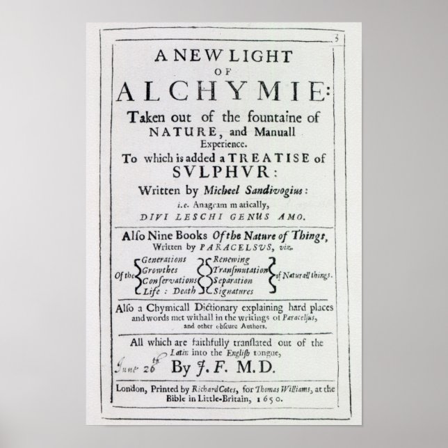 Pôster Título da página da edição inglesa (Frente)