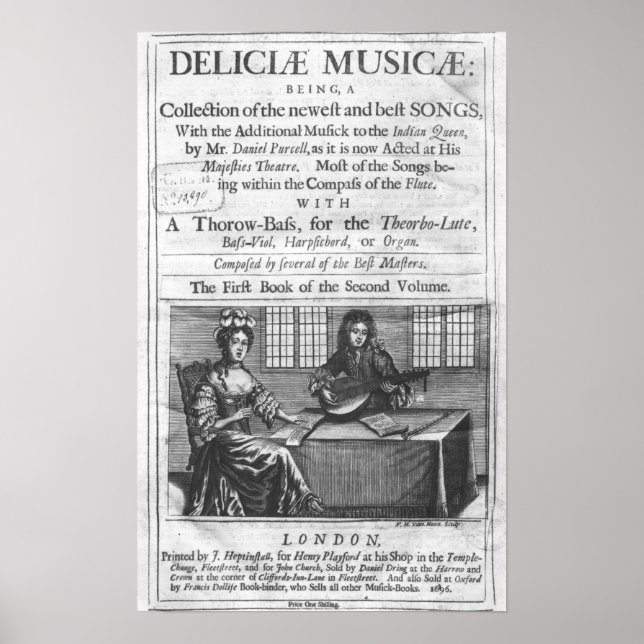 Poster Título da página 'Deliciae Musicae' (Frente)