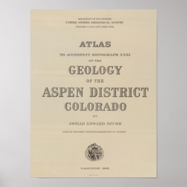 Poster Título Page Atlas to the Geology (Frente)
