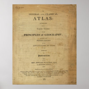 Pôster Título Página Geral & Atlas clássico
