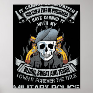 Poster Título Para Sempre Polícia Militar Exército Americ
