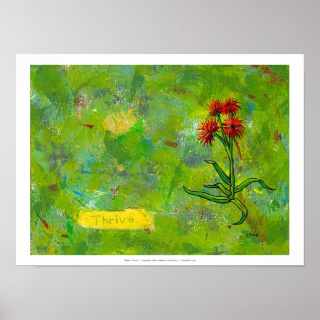 Pôster Título: Thrive (Frente)