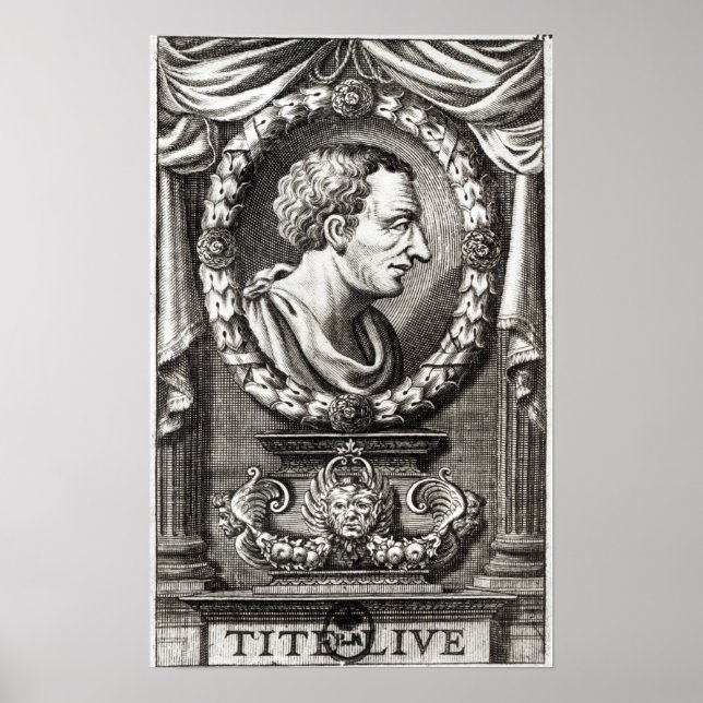 Poster Titus Livius conhecido como Livy (Frente)