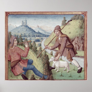 Pôster Tityrus encontra Meliboeus, 'dos Eclogues