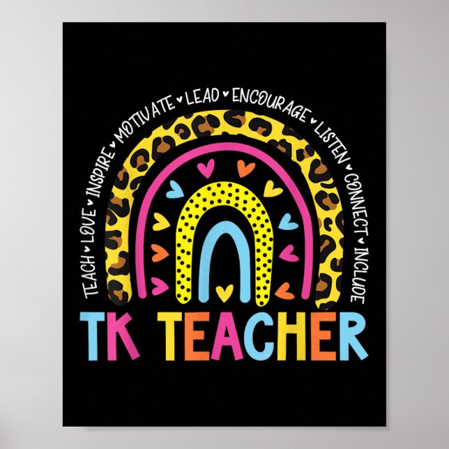 Poster Tk Professora De Volta À Escola Professora Kid (Frente)