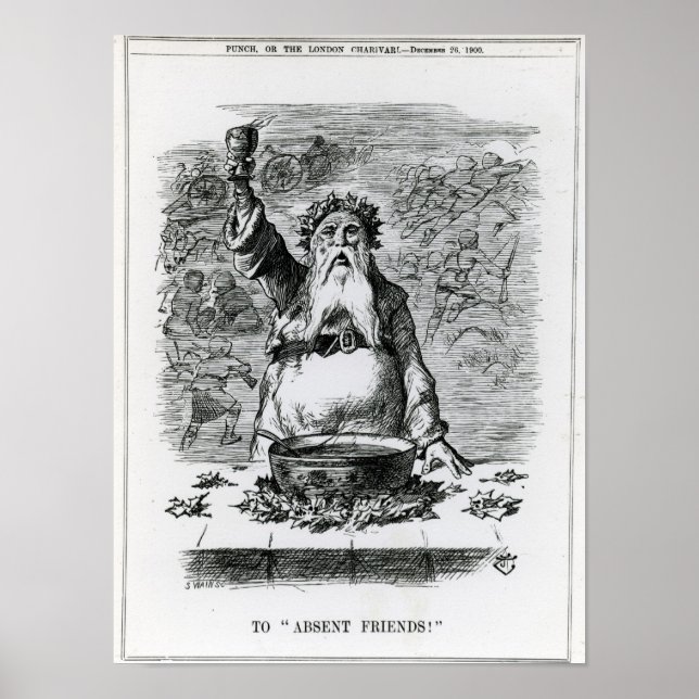 Pôster To Absent Friends! (Frente)