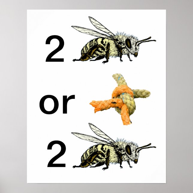 Poster To be or not to be (Frente)