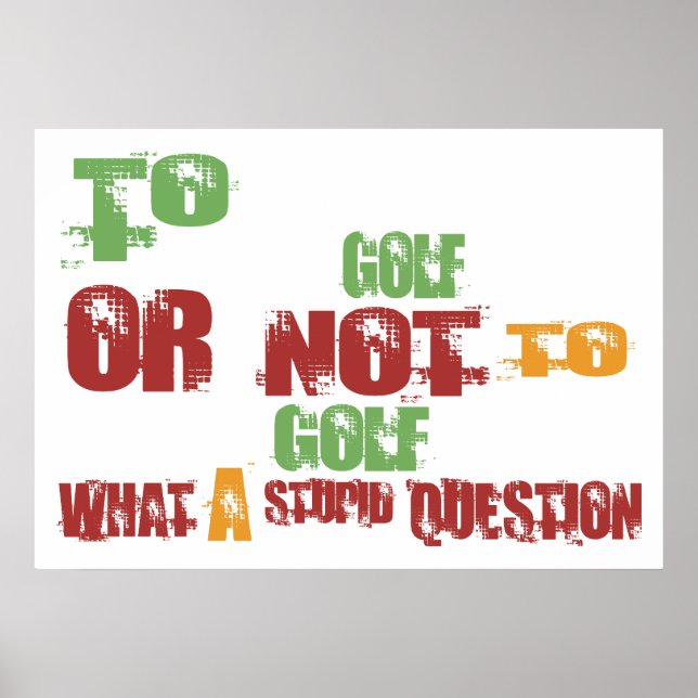 Poster To Golf (Frente)