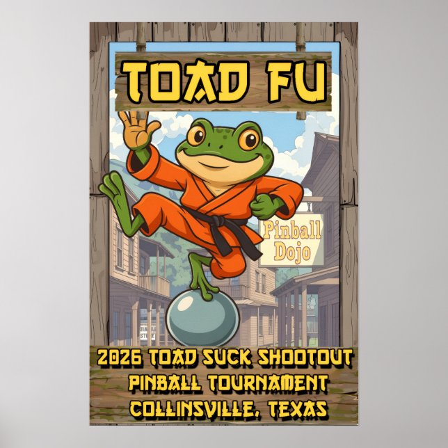 Poster Toad Fu - Toad Suck Shoot Out 2026 Cartaz (Frente)