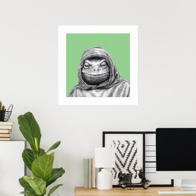Poster Toad in Hoodie (Moegi) (Escritório em casa)