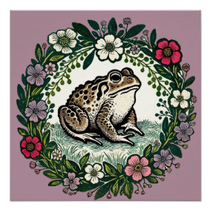 Pôster Toad Wildflower