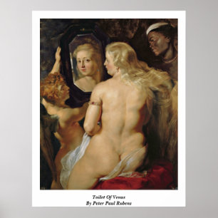 Pôster Toalete de Venus por Peter Paul Rubens