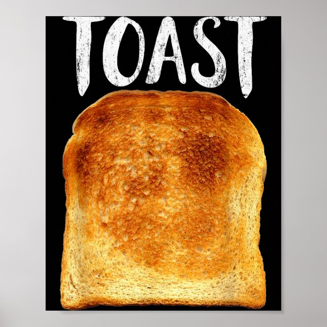 Poster Toast Costume Halloween Funny Bread Lover Christma (Frente)