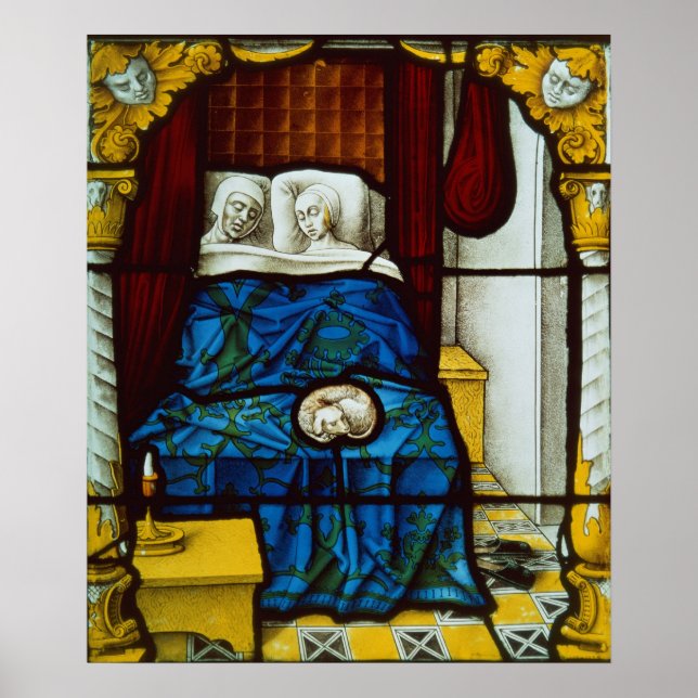 Poster Tobias e Sarah na cama (Frente)