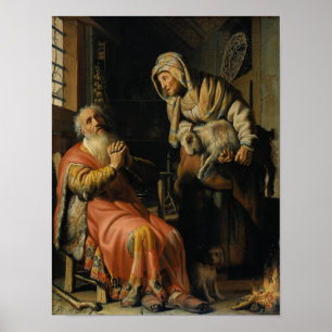 Pôster Tobit e Anna com um miúdo