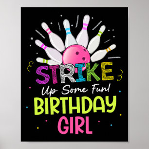 Poster Toca A Divertir-Te! Aniversário da Boliche de aniv