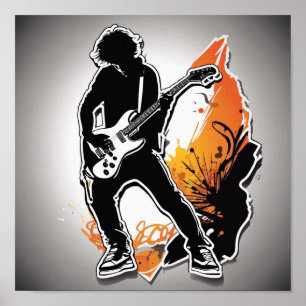 Poster Tocando Violão