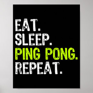 Poster Tocar Ping Pong Mesa Ping Ping Ping Ping Pong F
