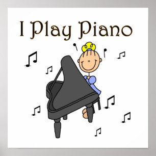 Poster Toco T-shirts e presentes de Piano