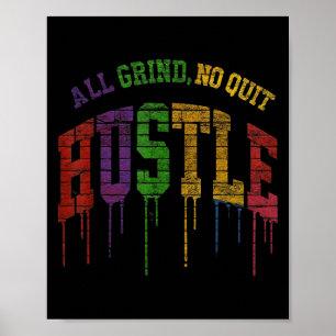 Poster Toda a Grind Sem Sair da Quota Gráfica Design moti