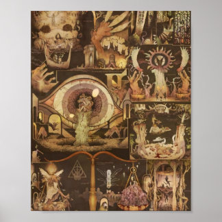 Poster Toda Fertion Vildhjarta Masstaden Sob Vatten