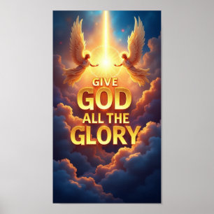 Poster Toda Glória a Deus