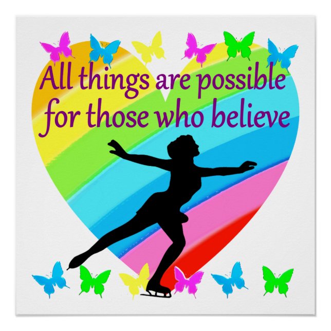 PÔSTER TODAS AS COISAS SÃO POSSÍVEIS PARA ESTE SKATER (Frente)