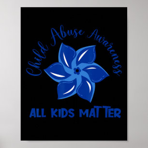 Poster Todas as Crianças são Problemas Pinwheel de Consci