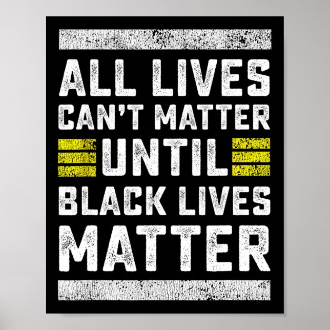 Poster Todas as Vidas Não Poderão Problemas Até que o Pro (Frente)
