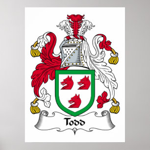Pôster Todd Family Crest