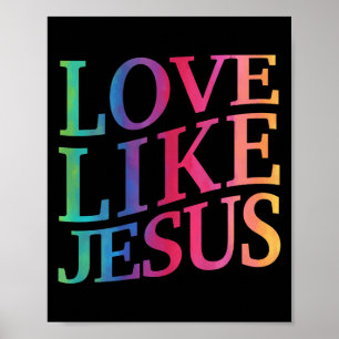 Poster Toddler Ama Como Jesus Deus Cristão Irmã G