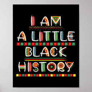 Poster Toddler Black History Month Crianças Afro-American