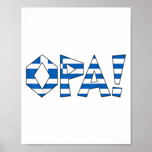 Poster Toddler Grécia-shirt Grega Flag Engraçado Bebê Men