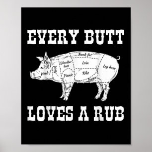 Poster Todo Bumbum Adora Churrasco De Rub Griling Com Pai