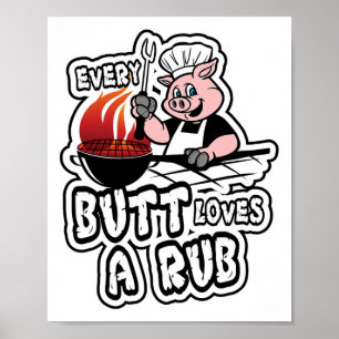 Poster Todo Bumbum Adora Um Fumante De Carne Incrível