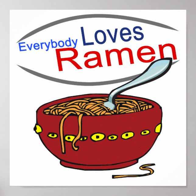 Pôster Todo mundo ama Ramen Parody (Frente)