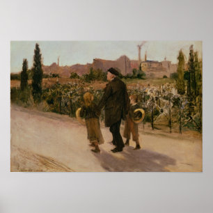 Poster Todo o dia de almas, c.1882