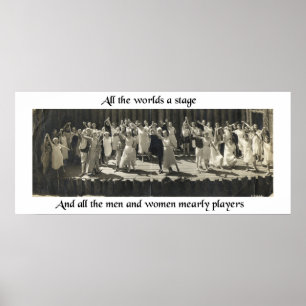 Poster Todo o mundo é um Palco