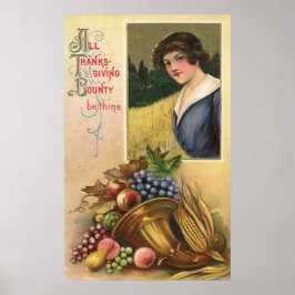 Pôster Todo o Prêmio de Ação de Graças Seja Teu